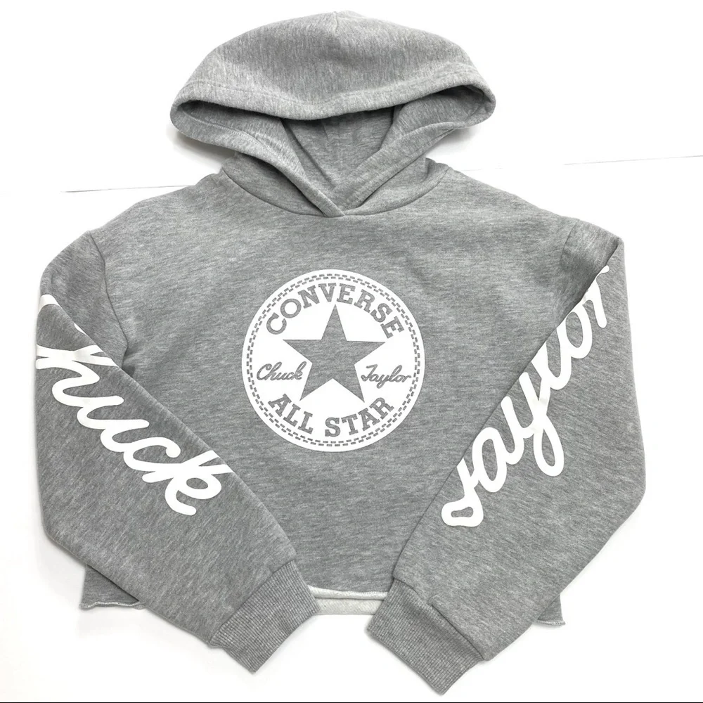 Converse Signature Chuck Patch Crop Pullover Hood